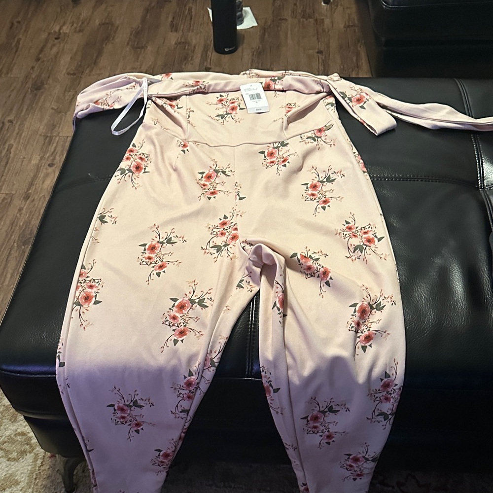 Guess Floral Pink Jumpsuit